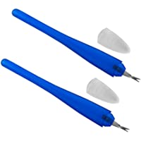 NAILFUN 2 Cortacutículas con Caperuza Protectora - Azul